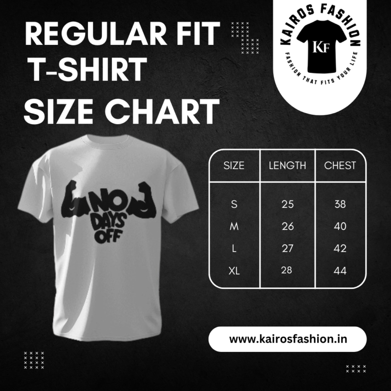White Graphic T-Shirt - No Days Off