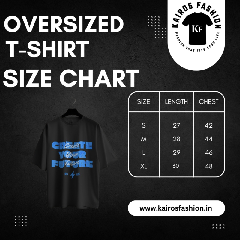 Black T-shirt creat your future