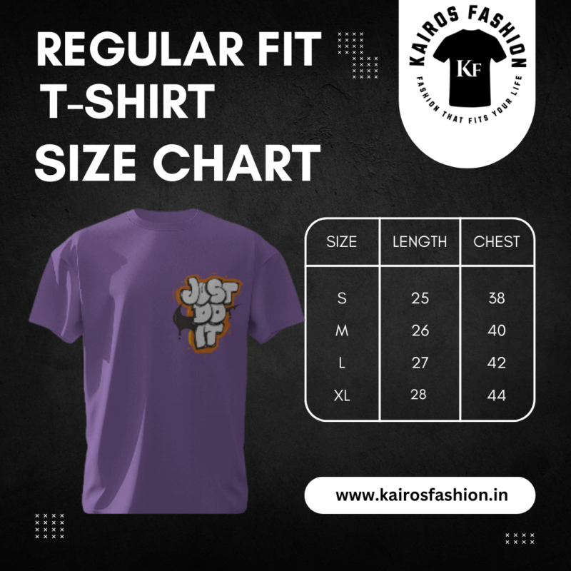 Lavender Graphic T-Shirt - Just do it