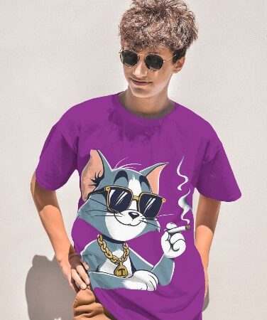 Purple T-shirt Cool Tom