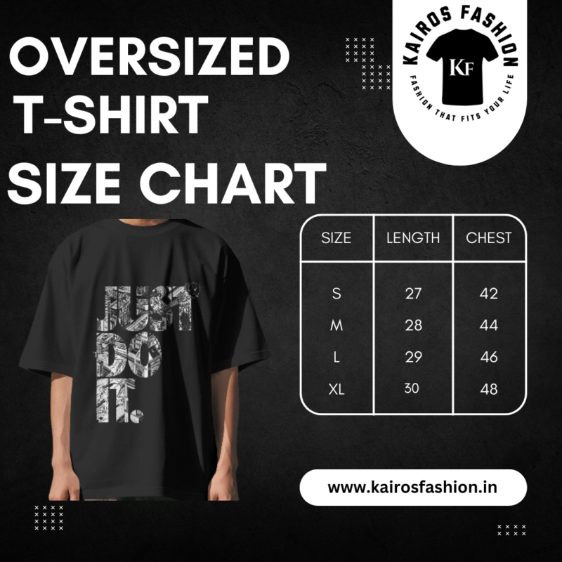 black T-shirt Just do it