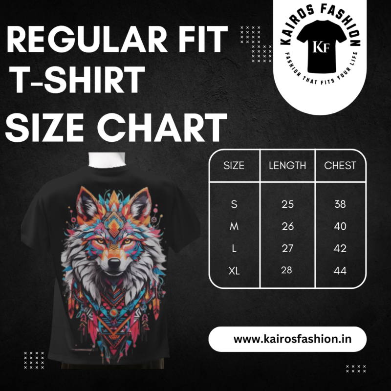 Black Graphic T-Shirt - Wild Fox